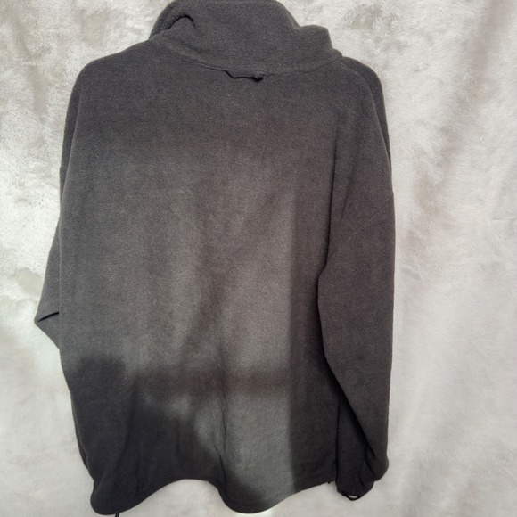 Vintage Fila Fleece Jacket Y2K Full Zip Dark Gray Mens XXL Track Jacket - Picture 6 of 6